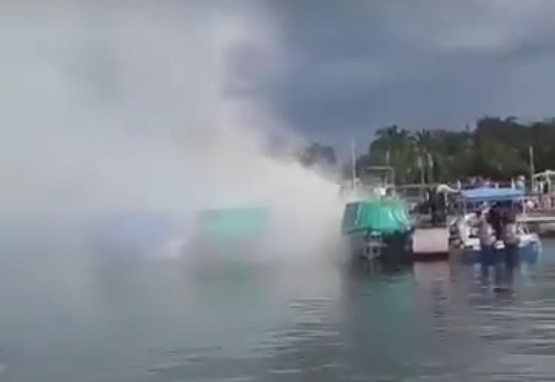 Se registra explosión en embarcación de la Semar en Cozumel